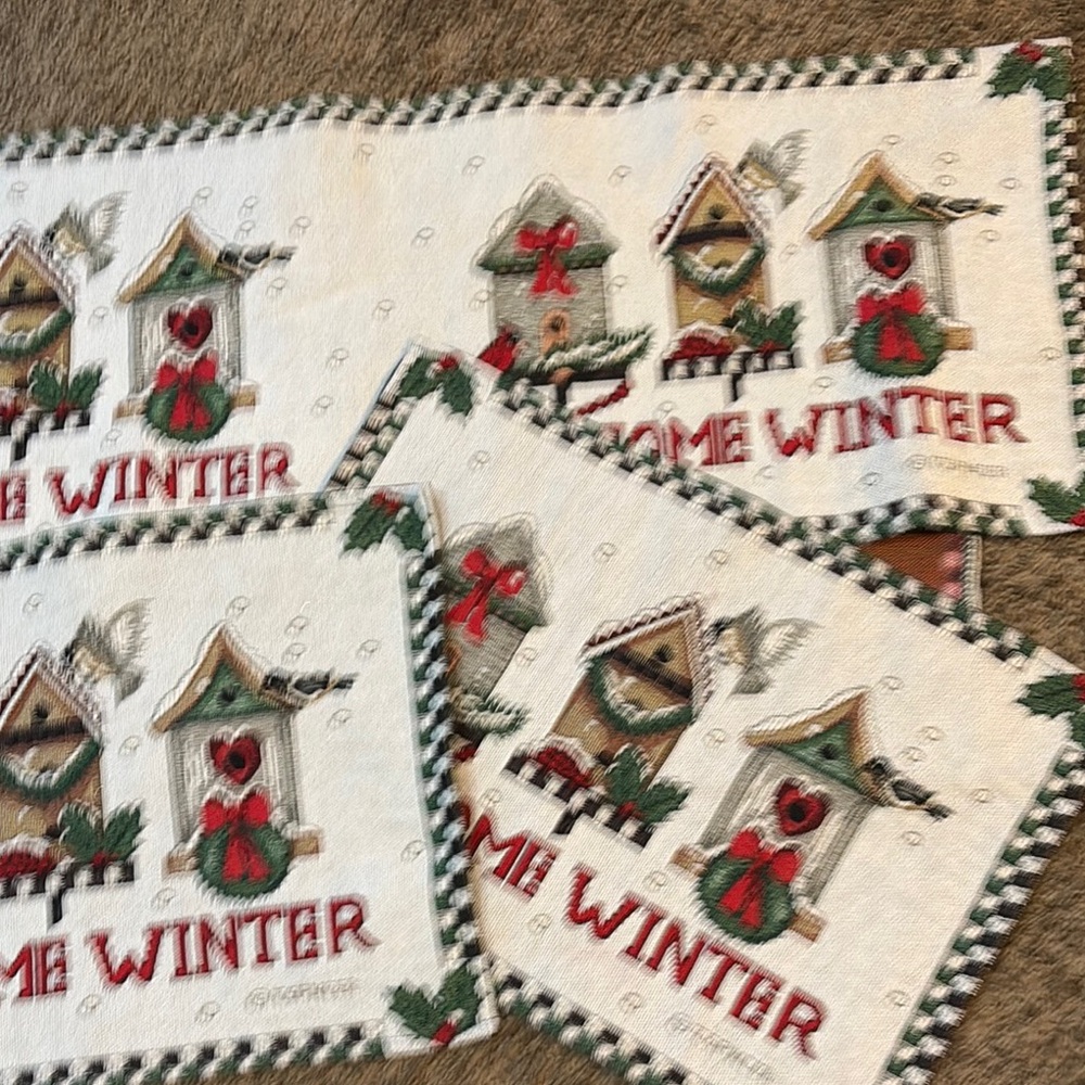 Christmas Tableruner and 2 placemats